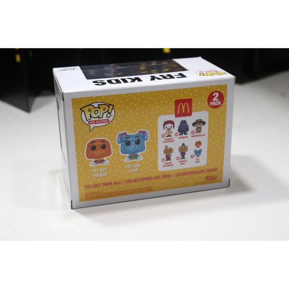 Funko Pop Vinyl McDonalds Ad Icons Fry Guys Orange Blue 2 Pack